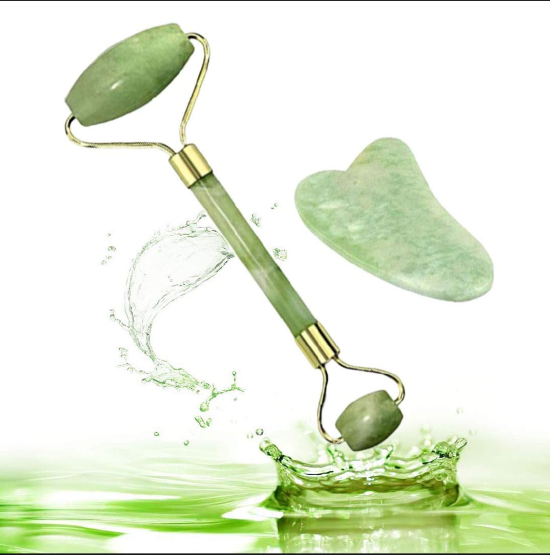 Jade Roller + Gua Sha set