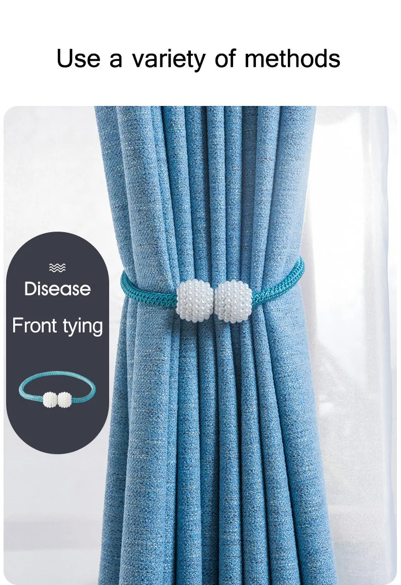 Magnetic Pearl Holder Curtain Holders