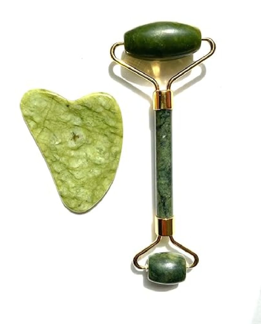Jade Roller + Gua Sha set